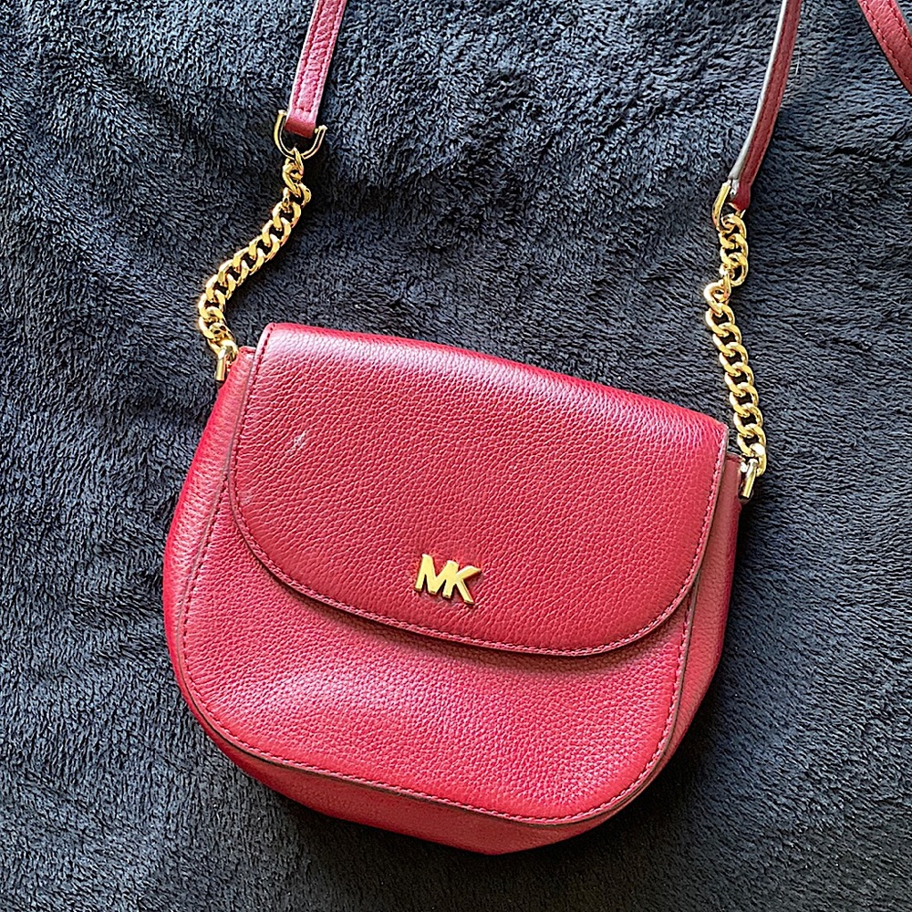 MK Crossbody - Red & Gold
